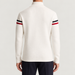 Fusalp men's Wengen IV Sweater in White, back view on model.