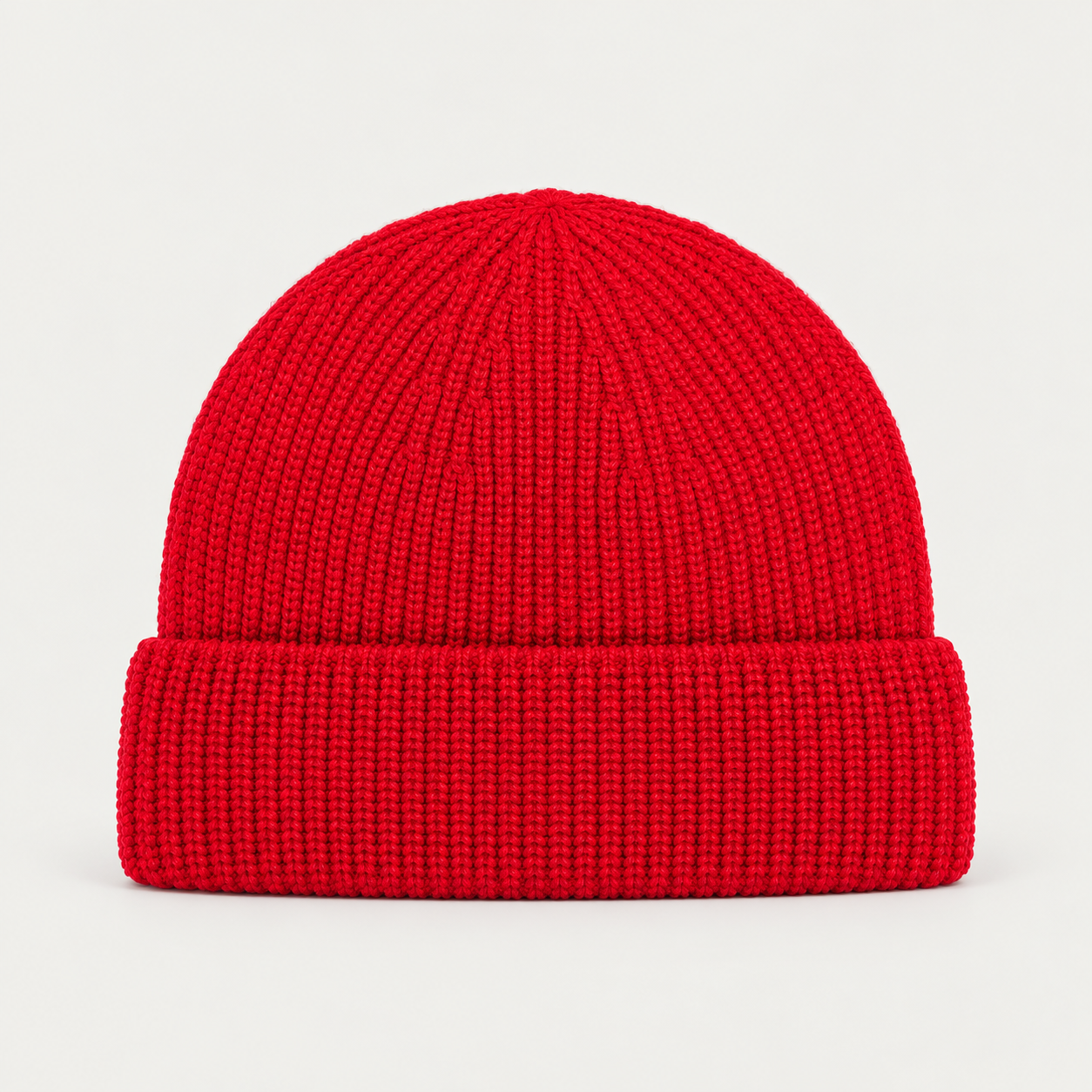 Fusalp unisex Cosmic Beanie in Red, back product view.