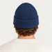 Fusalp unisex Knit II Beanie in Sea Blue, view on male model.