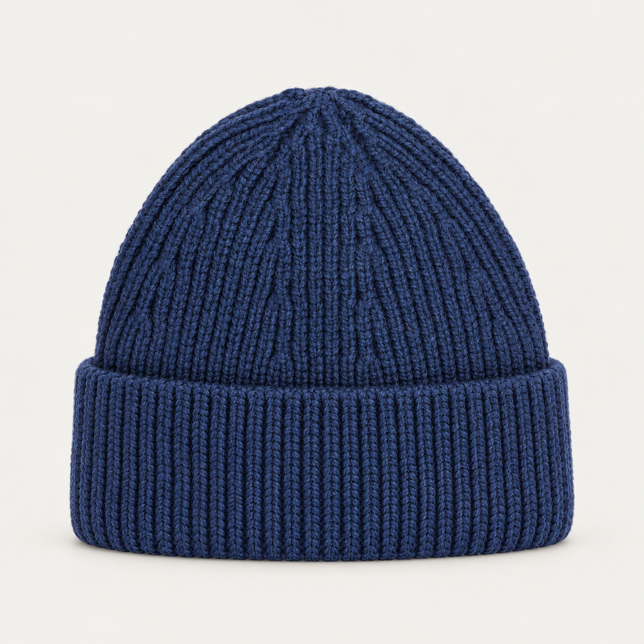 Fusalp unisex Knit II Beanie in Sea Blue, back product view.