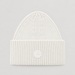 Fusalp unisex Knit II Beanie in White, front product view.