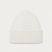 Fusalp unisex Knit II Beanie in White, back product view.
