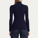 Fusalp women's Ancelle Sweater in Dark Blue, back view on model.