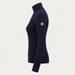 Fusalp women's Ancelle Sweater in Dark Blue, side product view.