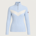 Fusalp women's Andromede Sweater in Cloud Blue, front product view.