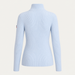 Fusalp women's Andromede Sweater in Cloud Blue, back product view.
