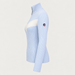 Fusalp women's Andromede Sweater in Cloud Blue, side product view.