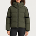Fusalp women's Barsy II Ski Jacket in Moss Green, front view on model.