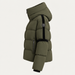 Fusalp women's Barsy II Ski Jacket in Moss Green, side product view.