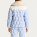 Fusalp women's Beqya Ski Jacket in Nuage, back view on model.