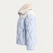 Fusalp women's Beqya Ski Jacket in Nuage, side product view.
