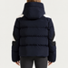 Fusalp women's Charloy Ski Jacket in Navy, back view on model.