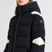Fusalp women's Charloy Ski Jacket in Navy, close-up of fabric and design.