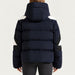 Charloy Ski Jacket in Navy — rear detail