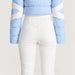 Clarisse Ski Suit in Cloud Blue — rear detail