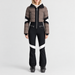 Fusalp women's Clarisse Ski Suit in Falcon/Black, front view on model.