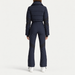Fusalp women's Clarisse Ski Suit in Navy, back view on model.