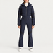 Fusalp women's Clarisse Ski Suit in Navy, full outfit on model.