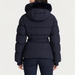 Fusalp women's Delwae Ski Jacket in Navy, back view on model.