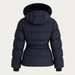 Fusalp women's Delwae Ski Jacket in Navy, back product view.