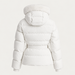 Fusalp women's Delwae Ski Jacket in White, back product view.