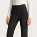 Fusalp women's Diana Ski Pants in Black, close-up of waistband and pocket construction.
