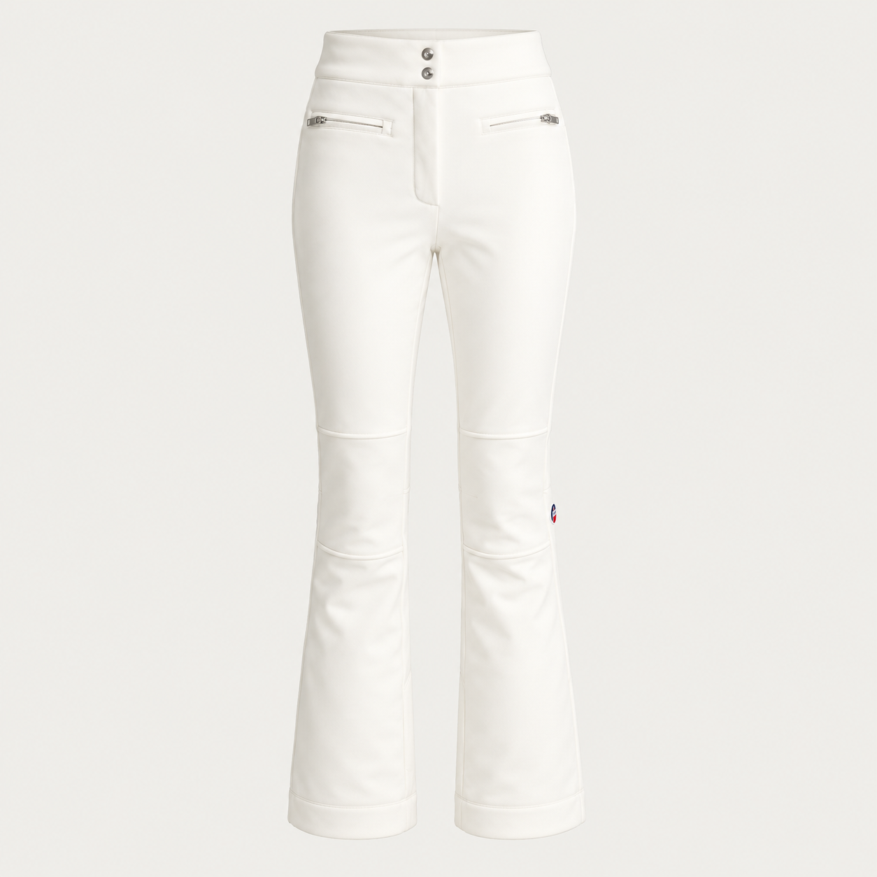 Fusalp women's Diana Ski Pants in White, front product view.