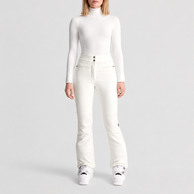 Fusalp women's Diana Ski Pants in White, front view on model.