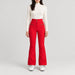 Diana Ski Pants in Racing Red — model front