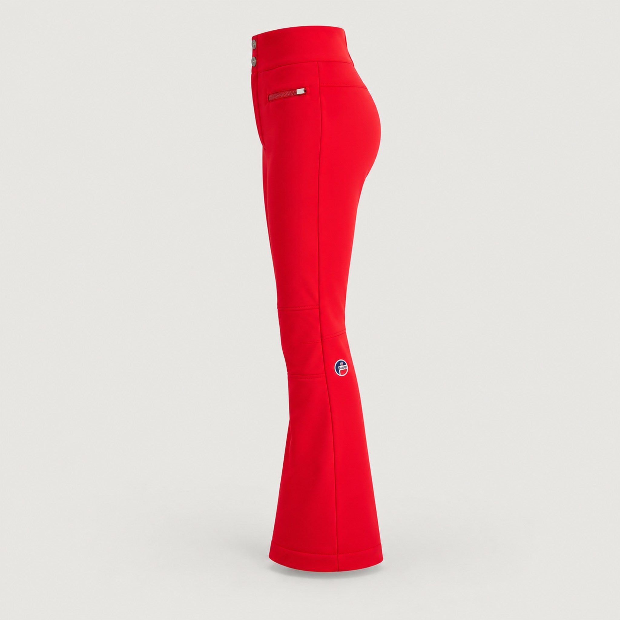 Diana Ski Pants in Racing Red — product side
