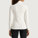 Fusalp women's Gemini V Midlayer in White, back view on model.