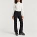 Fusalp women's Gemini V Midlayer in White, full outfit on model.