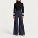 Fusalp women's Judith Sweater in Black, full outfit on model.