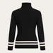 Fusalp women's Judith Sweater in Black, back product view.