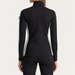 Fusalp women's Negam Midlayer in Black, back view on model.