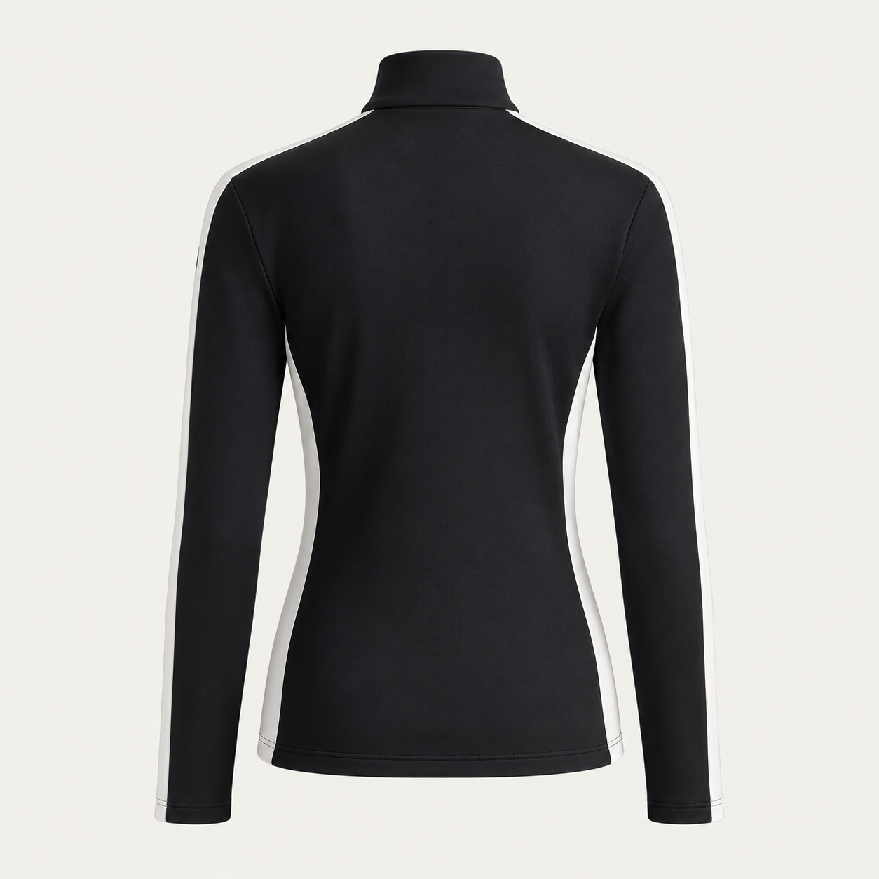 Fusalp women's Negam Midlayer in Black, back product view.