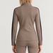 Fusalp women's Negam Midlayer in Falcon, back view on model.