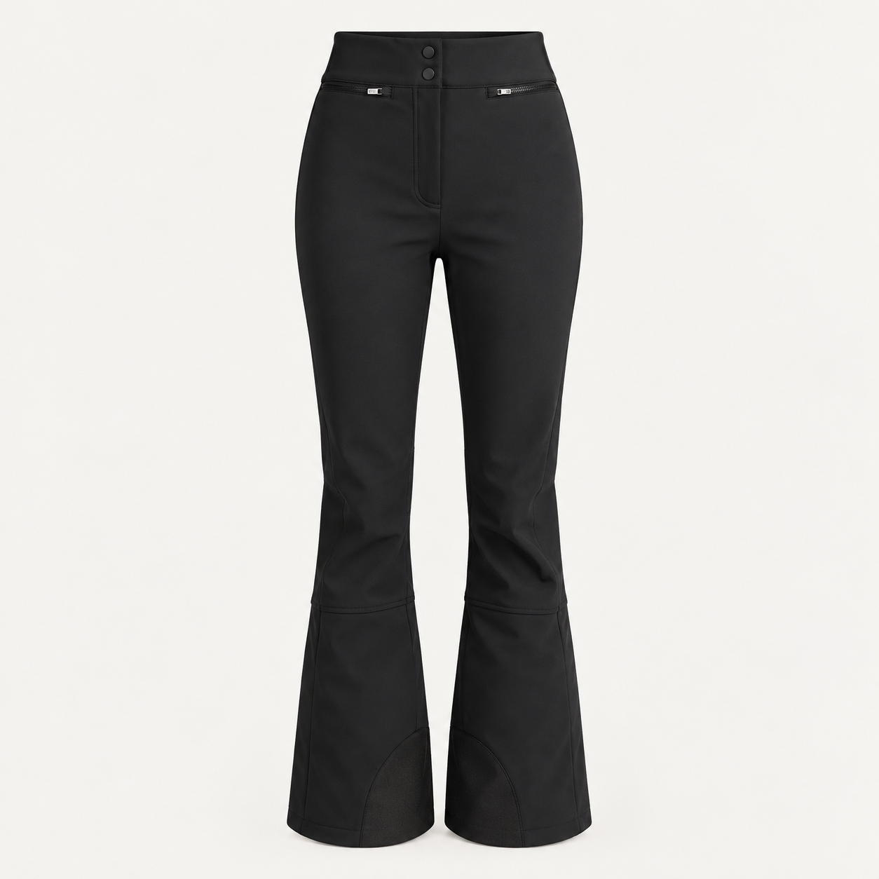 Fusalp women's Pixilae Ski Pants in Black, front product view.