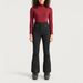 Fusalp women's Pixilae Ski Pants in Black, front view on model.