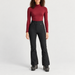 Fusalp women's Pixilae Ski Pants in Black, full outfit on model.