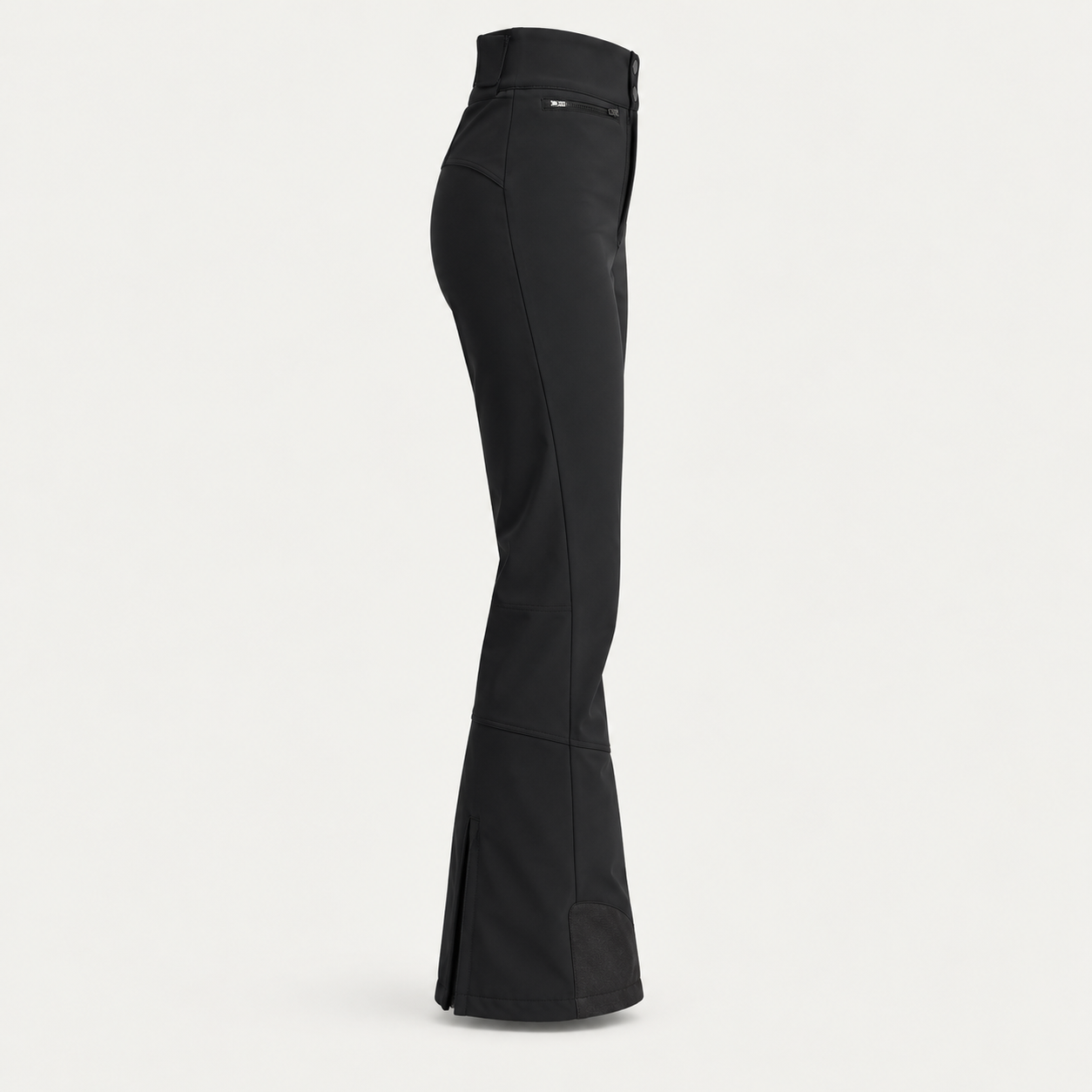 Fusalp women's Pixilae Ski Pants in Black, side product view.