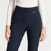 Fusalp women's Pixilae Ski Pants in Navy, close-up of waistband and pocket construction.