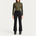 Fusalp women's Tipi III Ski Pants in Black, front view on model.