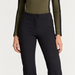 Fusalp women's Tipi III Ski Pants in Black, close-up of waistband and pocket construction.