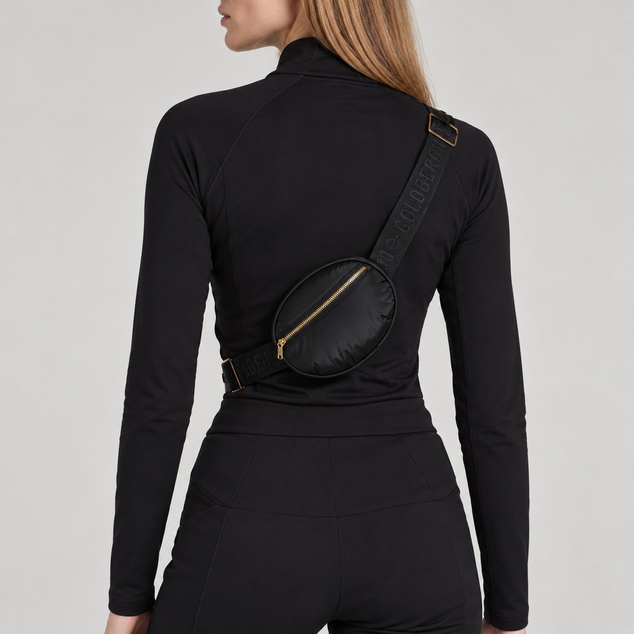 Goldbergh unisex Amayi Bum Bag (Black) - womens back. AI-generated from manufacturer imagery.
