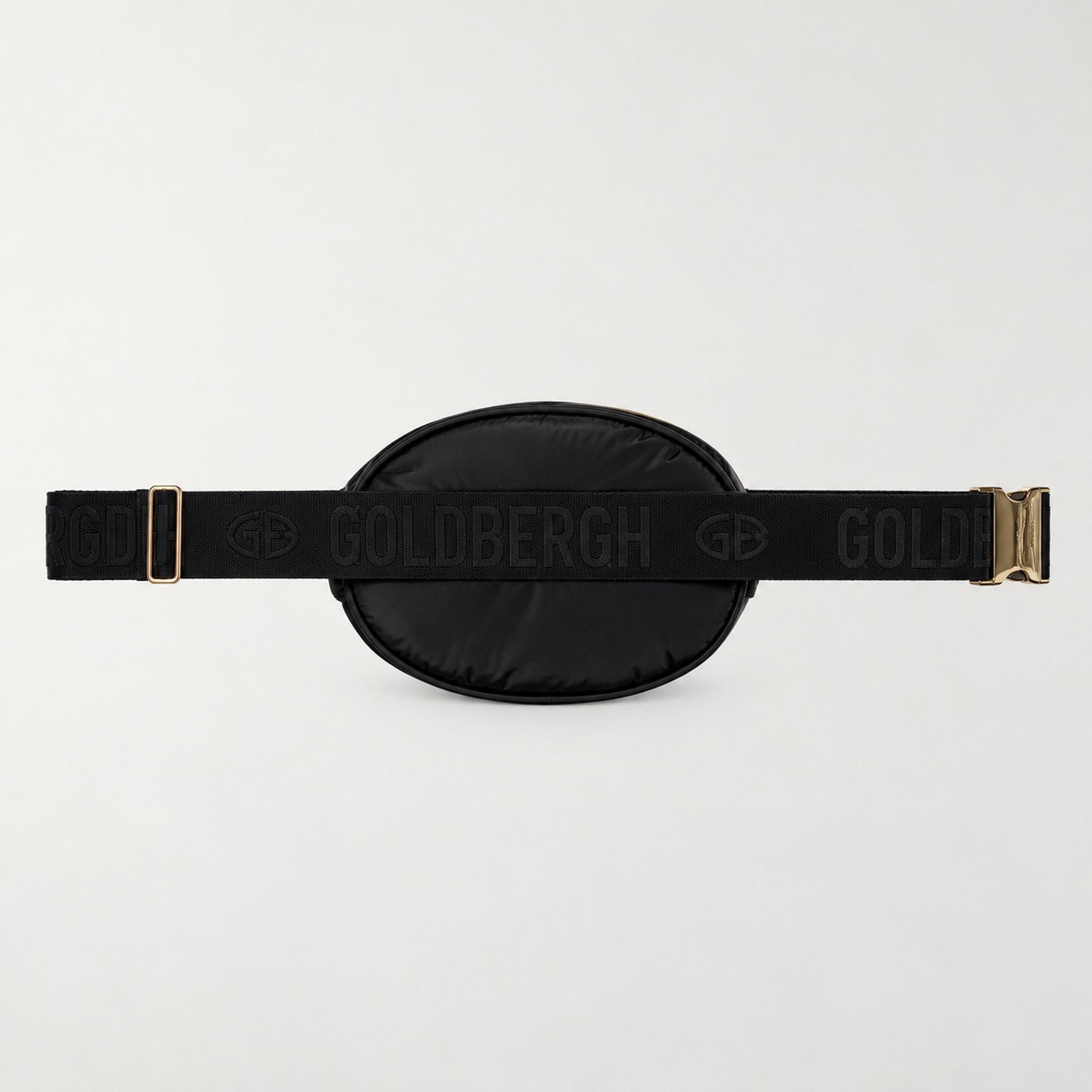 Goldbergh unisex Amayi Bum Bag (Black) - back. AI-generated from manufacturer imagery.