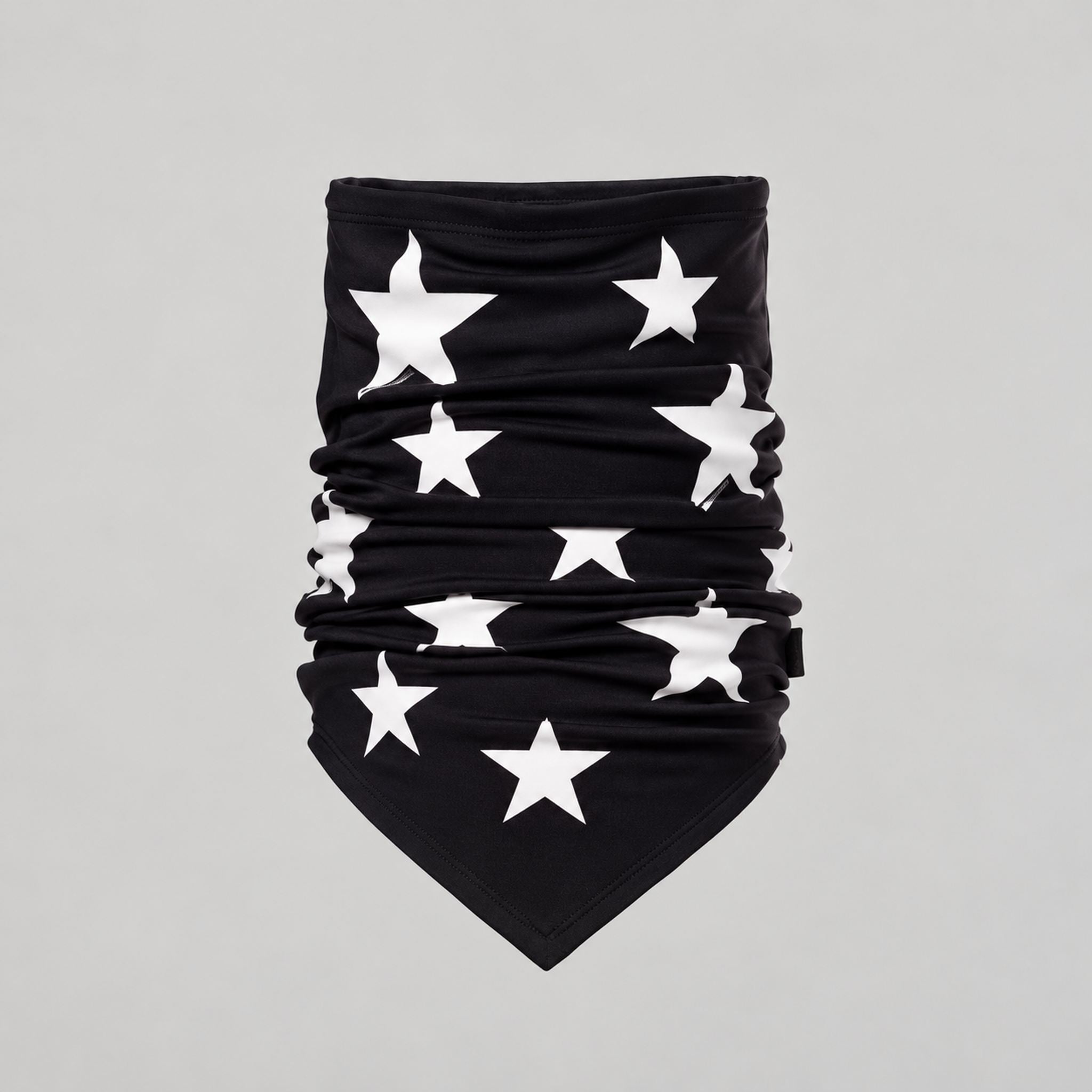 Goldbergh unisex Anzu Neck Gaiter in Black (Black) - front. AI-generated from manufacturer imagery.