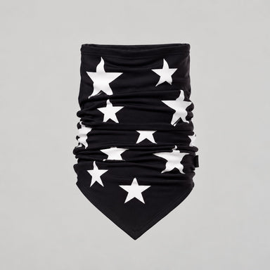 Goldbergh unisex Anzu Neck Gaiter in Black (Black) - front. AI-generated from manufacturer imagery.