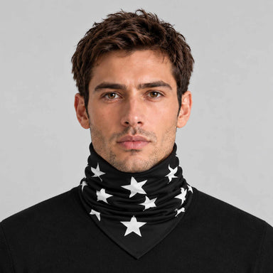 Goldbergh unisex Anzu Neck Gaiter in Black (Black) - mens front. AI-generated from manufacturer imagery.