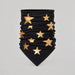 Goldbergh unisex Anzu Neck Gaiter in Black/Gold (Black/Gold) - back. AI-generated from manufacturer imagery.